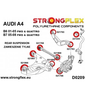 026237A: Rear suspension bush kit SPORT