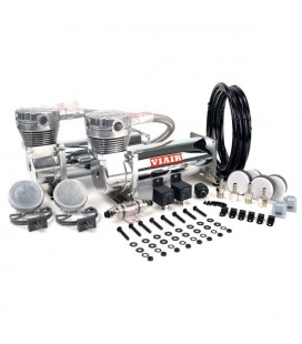 2 Compressors VIAIR 444C Chrome - DUAL PACK