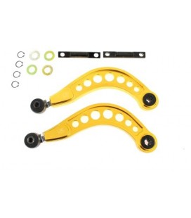 Adjustable Rear Upper Suspension Camber Control Arm Kit Civic 06-11 gold LCA