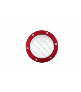 Air intake cover 77mm red