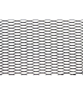ALUMINIUM MESH GRILL HONEY COMB BLACK 120 20cm