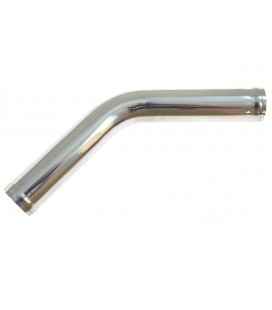 Aluminium pipe 45deg 10mm 30cm