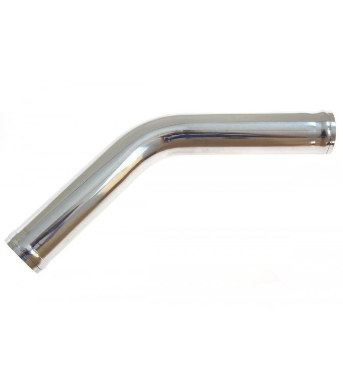 Aluminium pipe 45deg 38mm 30cm