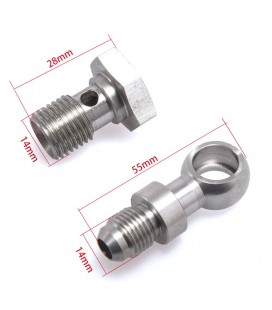 Banjo perėjimas M10x1.5 mm į AN6