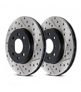 Brake disc drilled and slotted FRONT RIGHT - 127.30002R