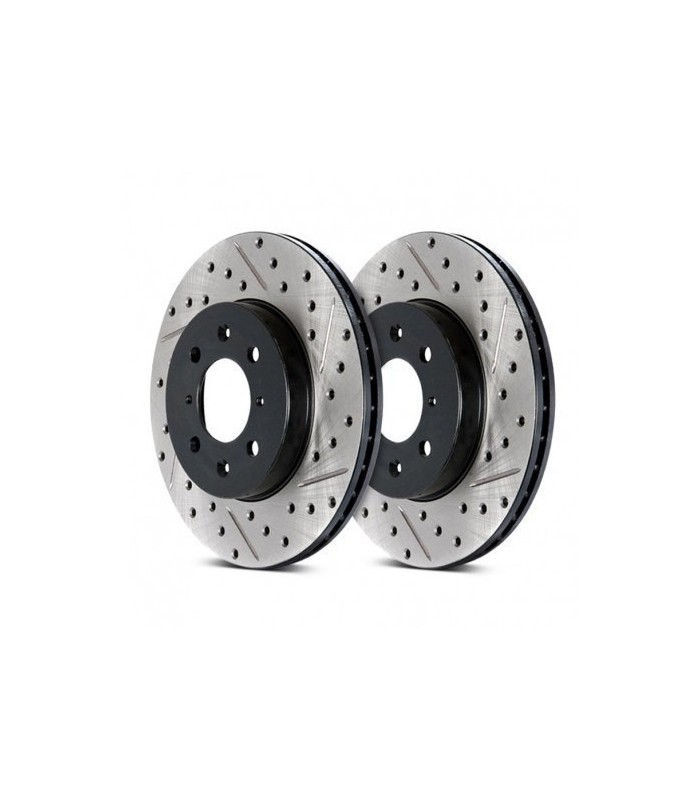 Brake disc drilled and slotted FRONT RIGHT - 127.33100R