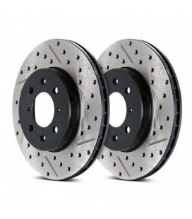 Brake disc drilled and slotted FRONT RIGHT - 127.44107R