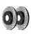 Brake disc drilled and slotted FRONT RIGHT - 127.50015R