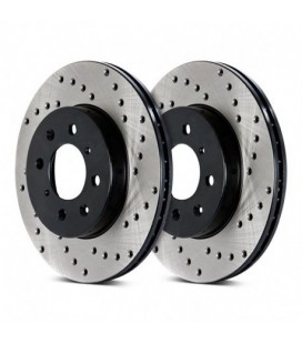 Brake disc drilled FRONT LEFT - 128.02006L