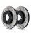 Brake disc drilled FRONT RIGHT - 128.44083R