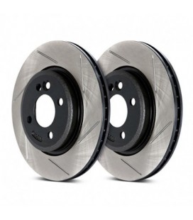 Brake disc slotted FRONT LEFT - 126.02002SL