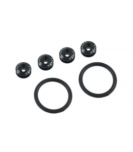 Bumper, Trunk Fasteners Quick Release Black