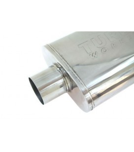 Center Muffler 63,5-57mm TurboWorks LT 304SS