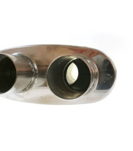 Center Muffler 63,5-57mm TurboWorks LT 304SS