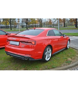 Central Rear Splitter Audi A5 F5 S-Line (with vertical bars)