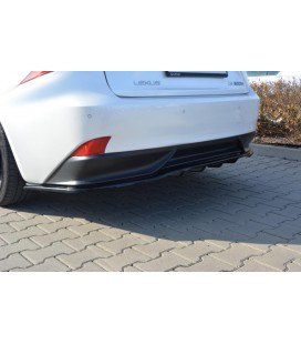 Central Rear Splitter Lexus IS Mk3 H (with vertical bars)