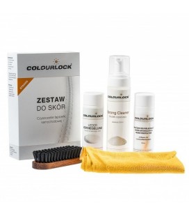 COLOURLOCK Set STRONG for cleaning car leather with care milk