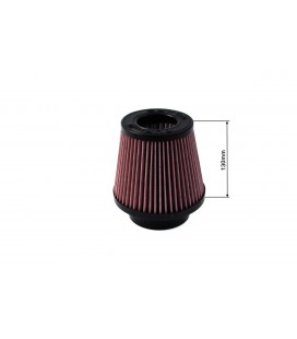 Kūginis oro filtras TURBOWORKS H:130mm DIA:80-89mm violetinis