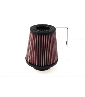 Kūginis oro filtras TURBOWORKS H:150mm DIA:60-77mm violetinis