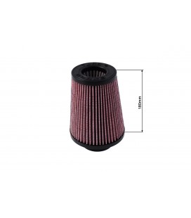 Kūginis oro filtras TURBOWORKS H:180mm DIA:60-77mm violetinis