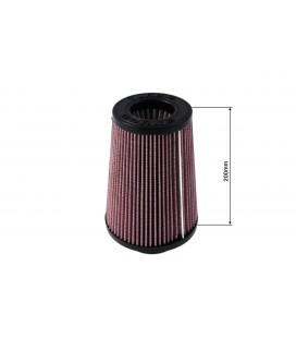Kūginis oro filtras TURBOWORKS H:200mm DIA:60-77mm violetinis