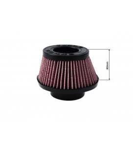 Cone filter TURBOWORKS H:80mm DIA:60-77mm Purple