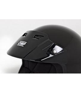 Czarny kask OMP Star mat  połysk