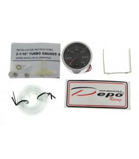 DEPO gauge CSM 52mm - TURBO MECHANICAL 0 to 3 BAR