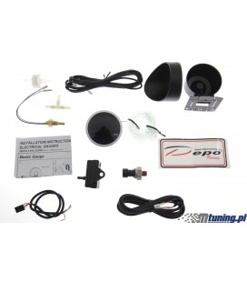 DEPO gauge WA 60mm - 4in1 Turbo, Volt, Oil Press, Oil Temp