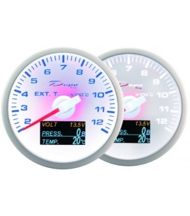 DEPO gauge WBL 60mm - 4in1 Exhaust Temp, Volt, Oil Pressure, Temp