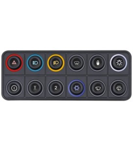 Ecumaster CAN BUS klaviatūra - 12 poz RGB