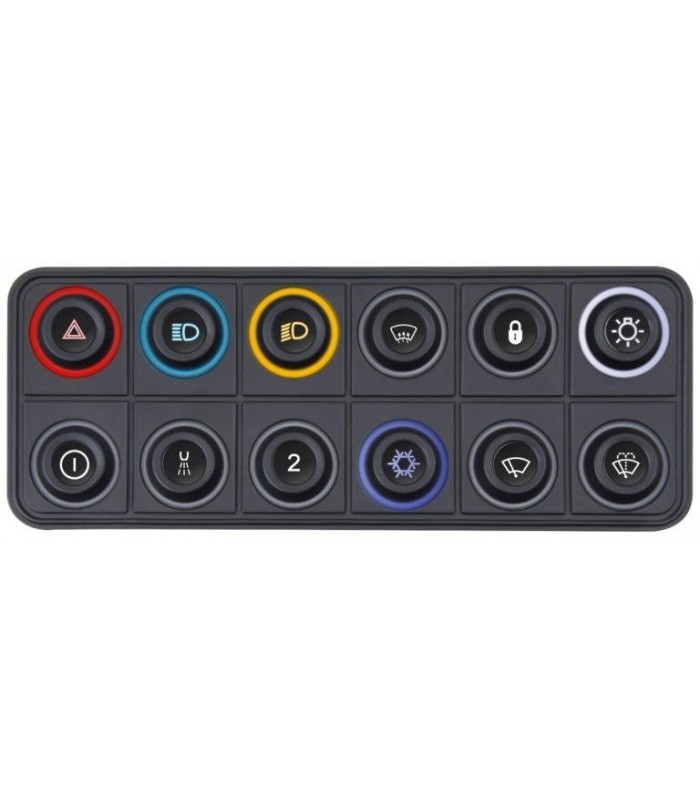 Ecumaster CAN BUS klaviatūra - 12 poz RGB