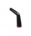 Silikoninė alkūnė 45 laipsnių TW Pro juoda 38mm XL
