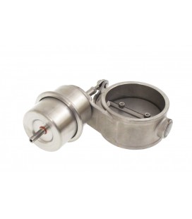 Exhaust Cutout Pneumatic 89mm Vacuum Closed