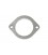 Exhaust flange connector 60mm 2 bolts