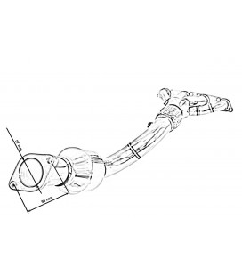 Exhaust manifold Mini Cooper R50 R52 R5
