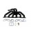 Išmetimo kolektorius Nissan Skyline GTR R32 R33 R34 TopMount Black Steel