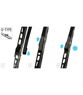 Frame type silicon wiperblade 300 mm