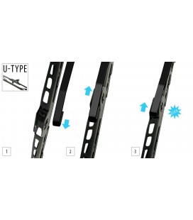 Frame type silicon wiperblade 475 mm