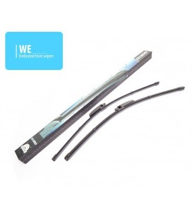 Front set dedicated silicon wiperblades Audi A4 B6 B7 A6 C5