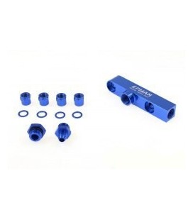 Fuel Pump Manifold 2in1 Blue