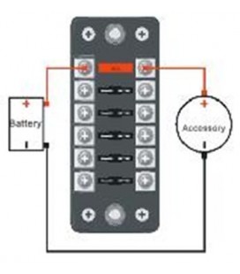 Fuse box 6 way - Type A