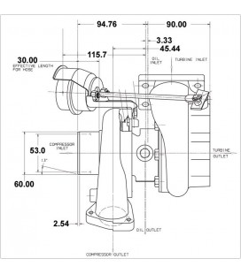 Garrett GT2554R Turbocharger