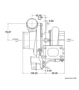 Garrett GT2860RS Turbocharger (5014S)