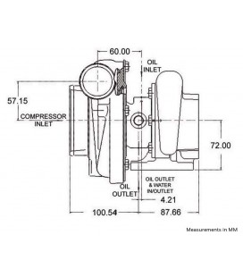 Garrett GT3076R Turbocharger Super Core