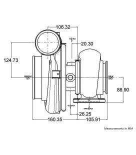 Garrett GTX4508R Turbina Super Core