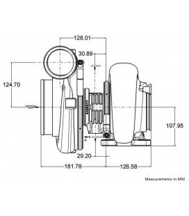 Garrett GTX5008R Turbocharger Super Core
