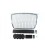 Bamperio grotelės AUDI A3 8P RS-STYLE (chrominės) (05-09)