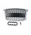 GRILLE AUDI A3 8P RS-STYLE SILVER-BLACK (07-12)