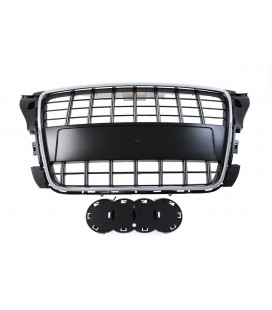 GRILLE AUDI A3 8P S8-STYLE CHROMED BLACK (09-12)